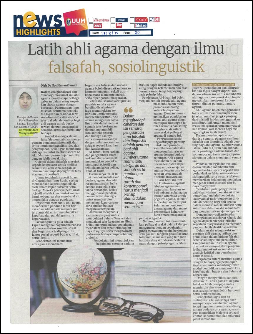 Latih ahli agama dengan ilmu falsafah sosiolinguistik